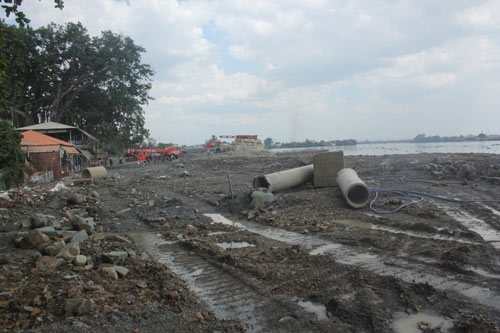 Hiện trạng dự án lấn sông Đồng Nai 
